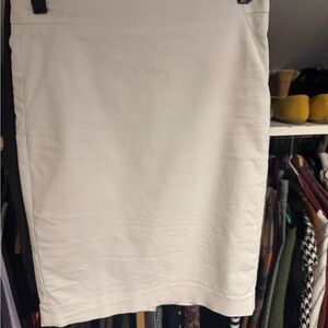 The Limited Cream Pencil Skirt